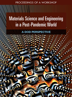 cover image of Materials Science and Engineering in a Post-Pandemic World